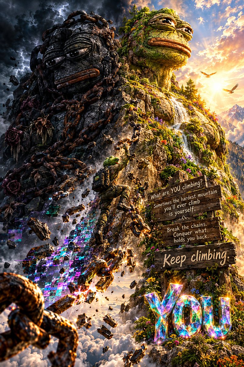 coonrod_bob's tweet photo. Keep climbing the mountain! ⛰️ https://t.co/qCgzGDj8Hh