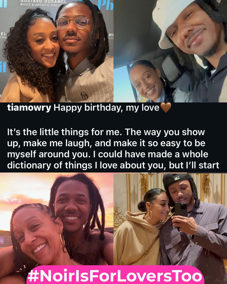 noironlineorg_'s tweet photo. Awww Tia Mowry wished her boo Javon’e Williams a happy birthday with a super sweet message 🥹🎈

#NoirIsForLoversToo https://t.co/QzGt3XCHue