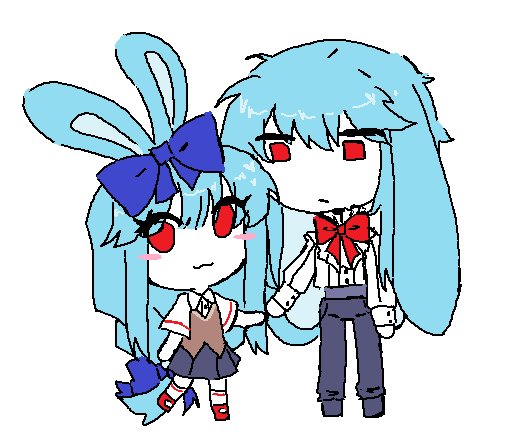 destrxyingangel's tweet photo. happy national bunny day to the ushirono siblings https://t.co/qLGQY6mUYd