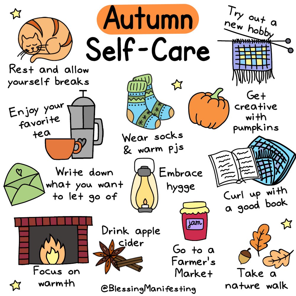 SWilkingHoran's tweet photo. #Saturday #selfcare ~ Just a few #tips to help make this autumn #healthy &amp; #happy. 😊🍁#HappyCaturday #SaturdayVibes #weekendvibe #autumncolors #healthyhabits #selflove #relaxation https://t.co/MT9l9S87cA