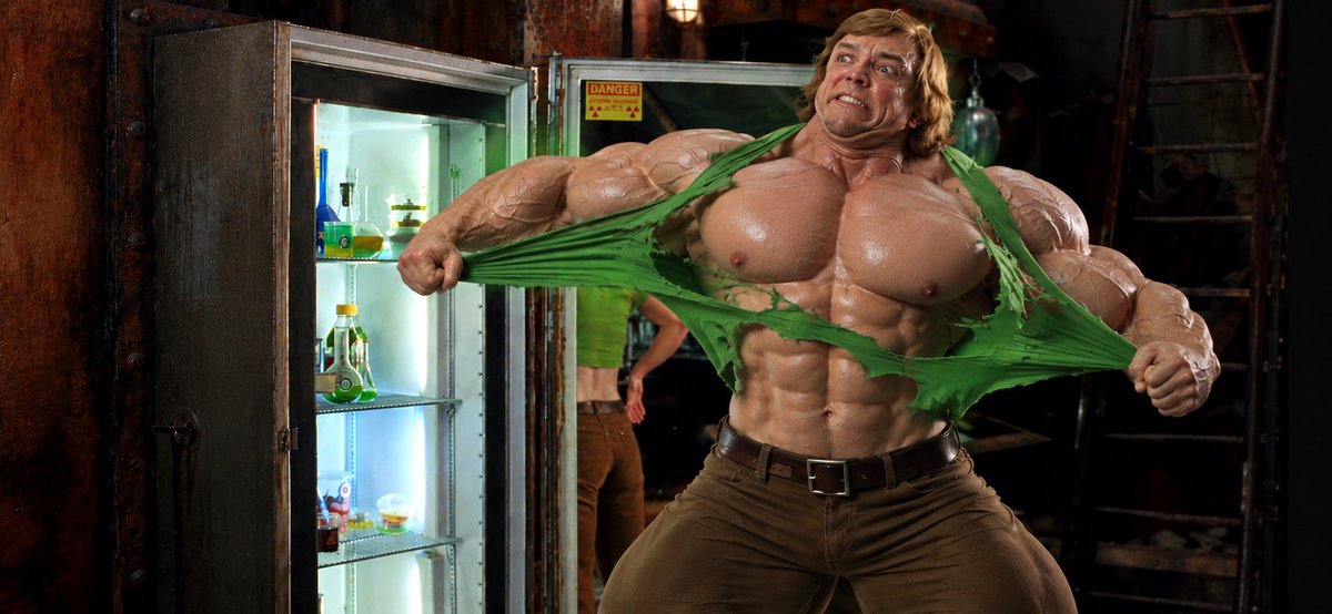 muscle_growth00's tweet photo. How are my pecs, buddy? https://t.co/UqFMfYMdrn