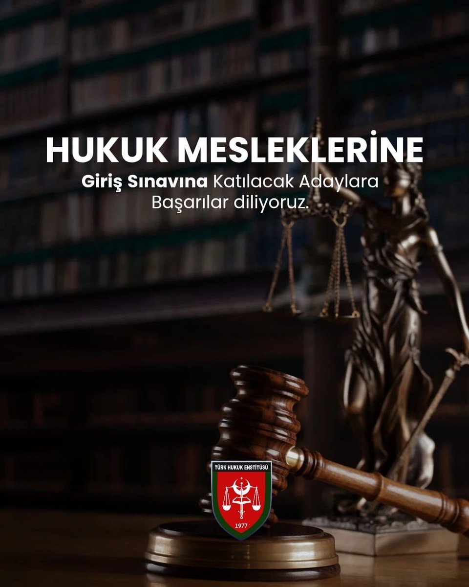 the_denizli's tweet photo. Hukuk Mesleklerine Giriş Sınavına katılacak adaylara başarılar diliyoruz. https://t.co/jg53v4HoIs