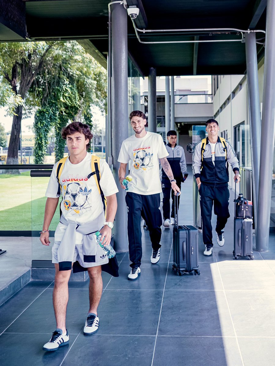 ClubAmerica's tweet photo. Ya nos esperan en Aguascalientes, ¡allá nos vemos! 😎🤙 https://t.co/wSpcBbVOKz