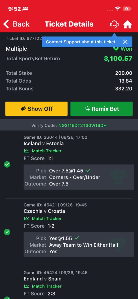 JelvinYo's tweet photo. @Jaypunt01__ No much funds today. But thanks for the win https://t.co/U84EBBvSsm