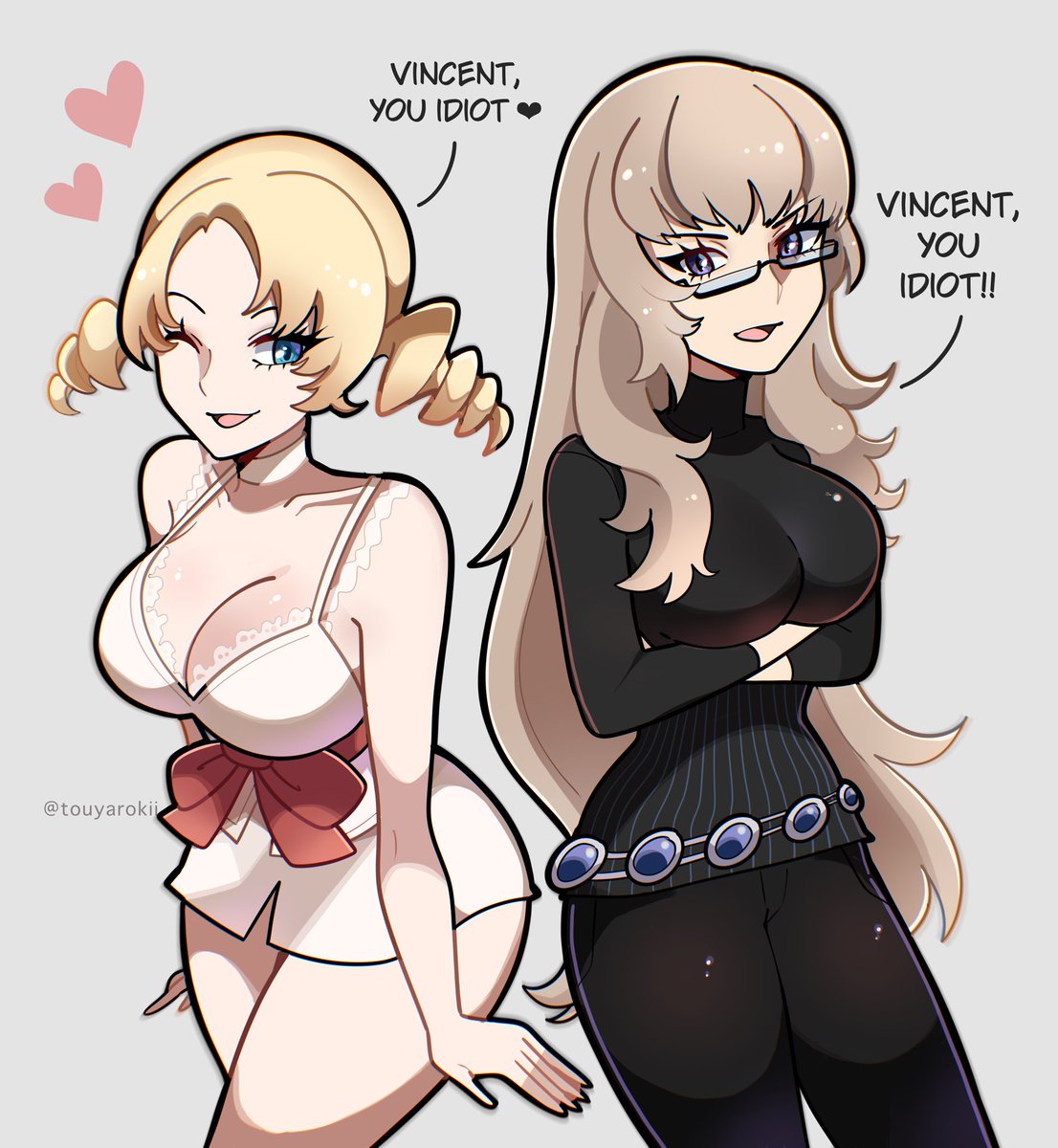 Touyarokii's tweet photo. Catherine or Katherine? 😏 https://t.co/zfMdY4IOcI