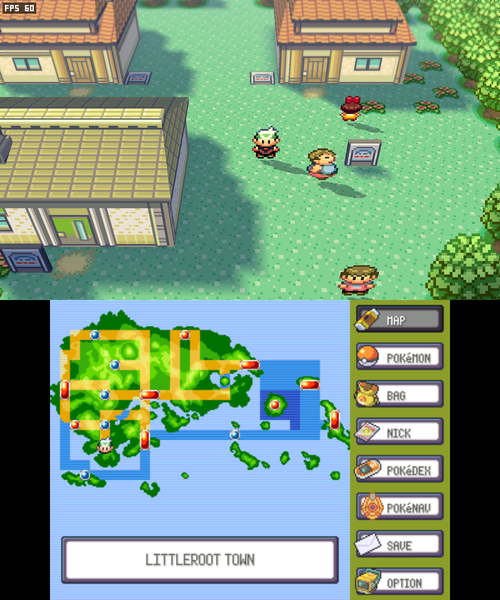 DustZallax's tweet photo. Pokémon Emerald. Native on Nintendo 3DS. Dual screen. Voxel overworld. Stereoscopic 3D.

And now you can finally try it!

Pokémon Emerald 3Ds Dual Screen is out now.

It’s still an early version, but it’s already playable from start to finish and runs mostly at 60 FPS even on the original 3DS.

Source code + instructions: https://t.co/nvwp7rB2h6