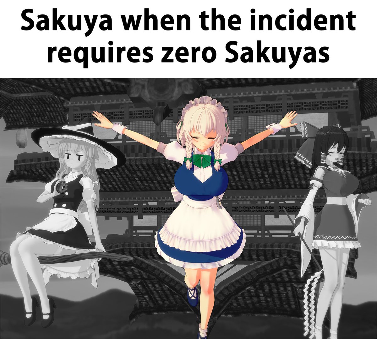 BigRed_KK's tweet photo. sakuya behavior #touhou #東方Project #十六夜咲夜 https://t.co/CvAuBIkIdc
