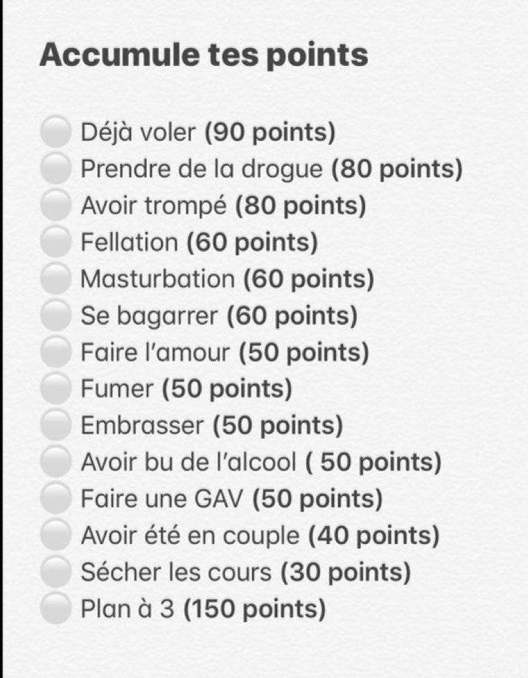 tktgroszizi's tweet photo. Si t'as + de 50 t'es degueulasses https://t.co/6mPLRGi8Ao