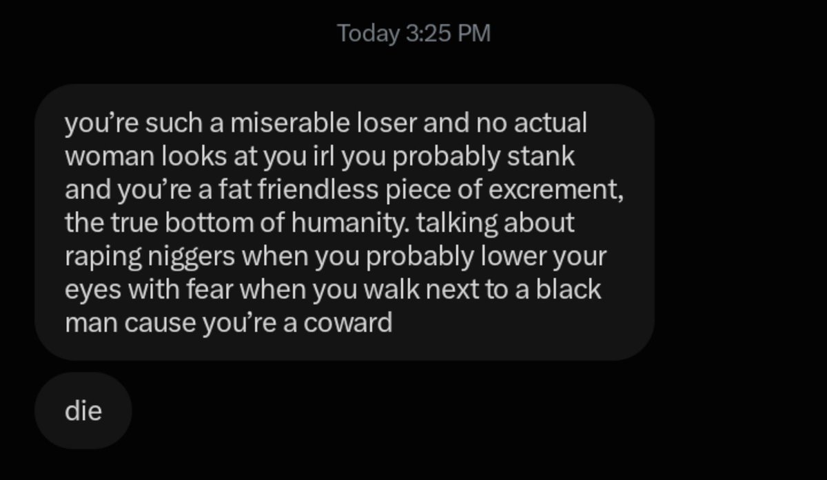 _A_C_B_E_'s tweet photo. What's the point of these type of messages, your just wasting your time bruh I know I'm a chud you telling me it is pointless https://t.co/fbwPOHV2AL