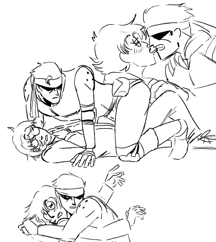 nakedsnaketits's tweet photo. snake and otacon doing werid things https://t.co/7nQjJNNKLB