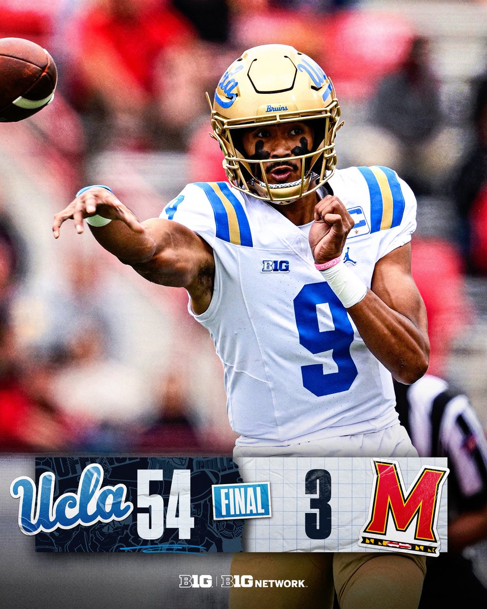 B1Gfootball's tweet photo. BRUINS ARE 4-0 💥 https://t.co/6ZmCUT6z0G