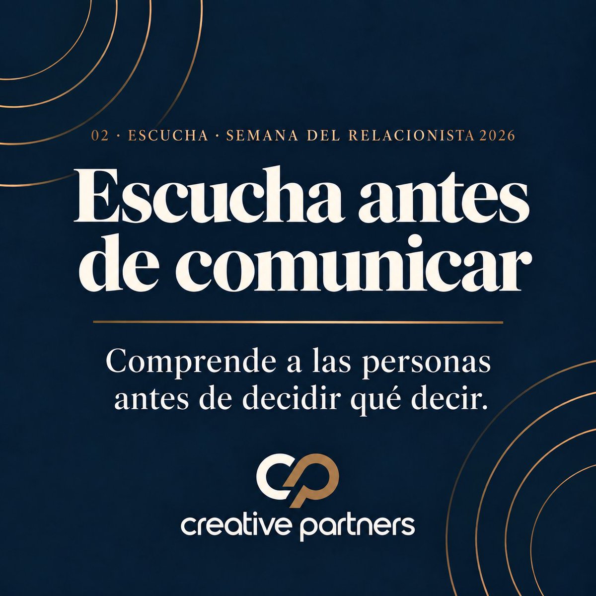 creativeprcorp's tweet photo. Mucho del trabajo de relaciones públicas ocurre antes de publicar: escuchar, anticipar riesgos y ayudar a tomar decisiones que consideren a los públicos.

La confianza también se construye cuando nadie está mirando. ¿Qué añadirías?

#SemanaDelRelacionista https://t.co/At2tEE0IPV