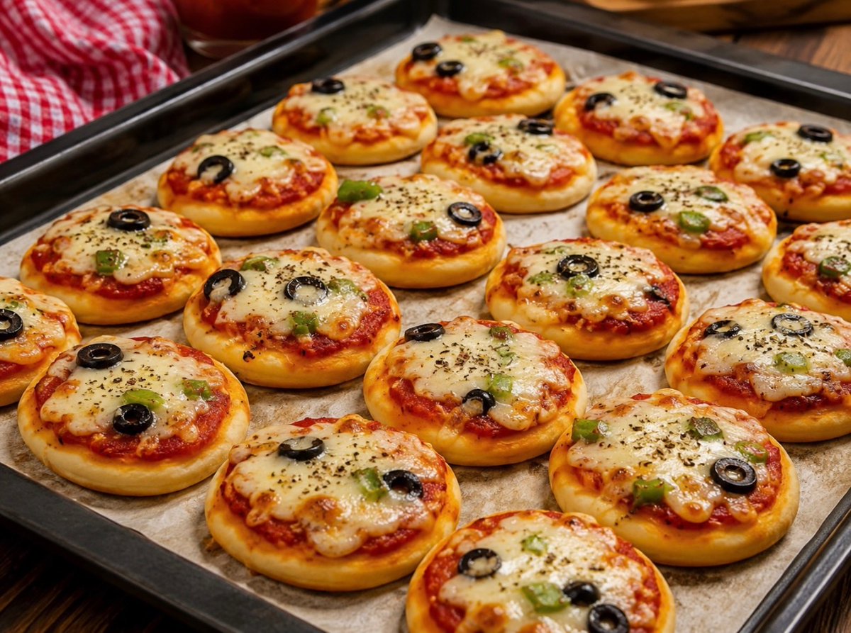 sofiahernahwbj's tweet photo. Quick Professional Mini Pizzas

Ingredients
* 3 cups flour
* 1 tablespoon instant yeast
* 1 tablespoon sugar
* 1 teaspoon salt
* 3 tablespoons oil
* Approximately 1 cup warm water

Topping
* 4 tablespoons tomato sauce
* 1 cup mozzarella cheese
* 2 https://t.co/WI1TZFwMi6