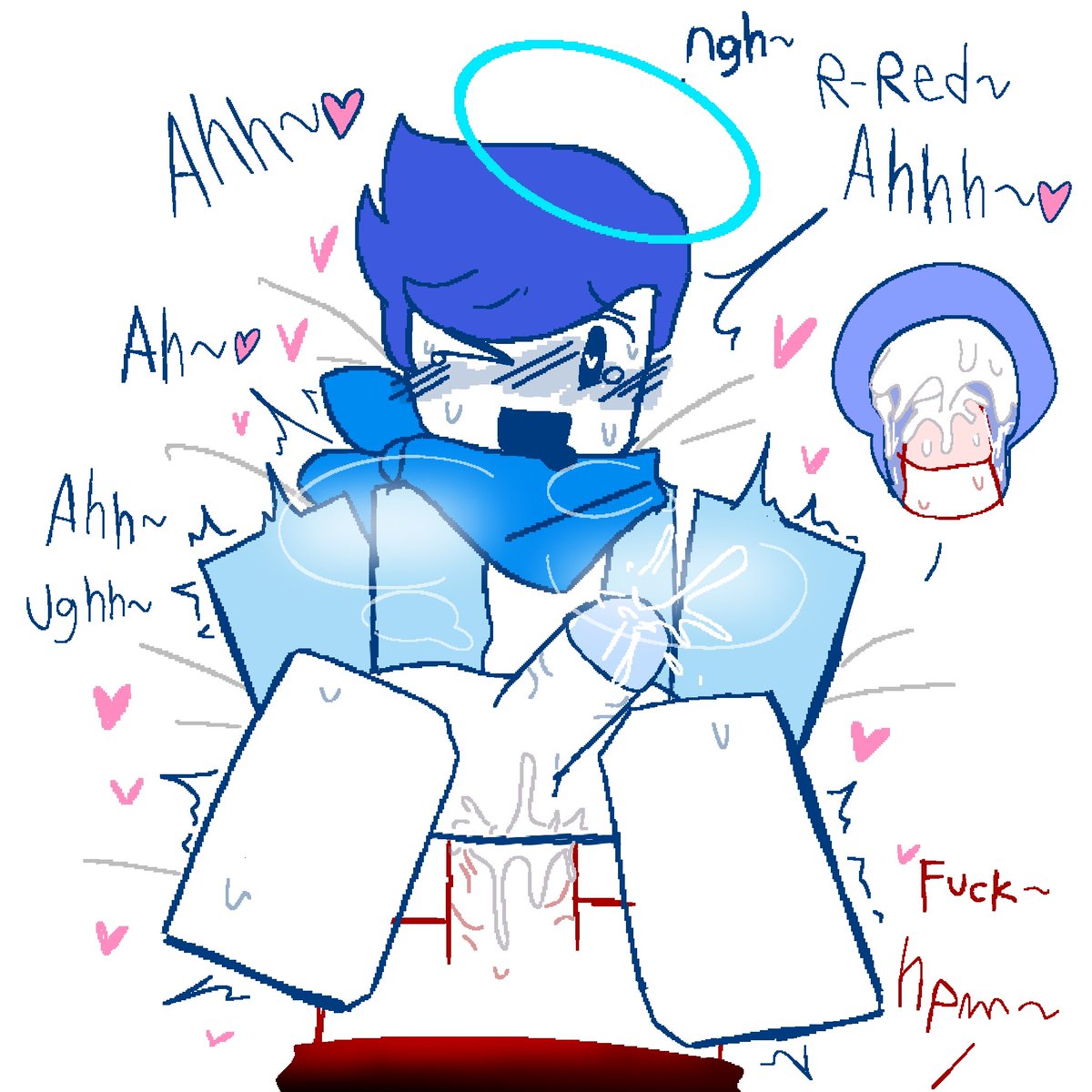 leyrabies's tweet photo. Red x blue ❤💙 :3 #roblox #robloxnsfw  #heat https://t.co/OlgLhMG2ou