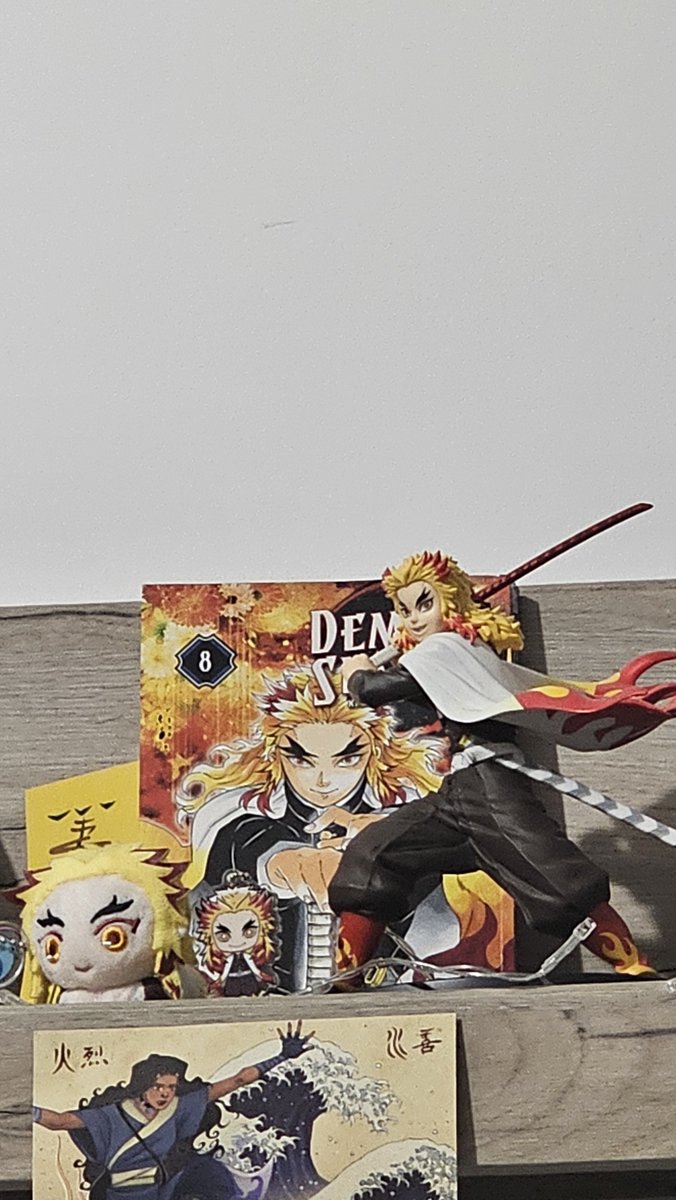 Anthea_Kimi's tweet photo. My mini Rengoku Shrine💖💖💖🔥 https://t.co/Ssn14fudW8