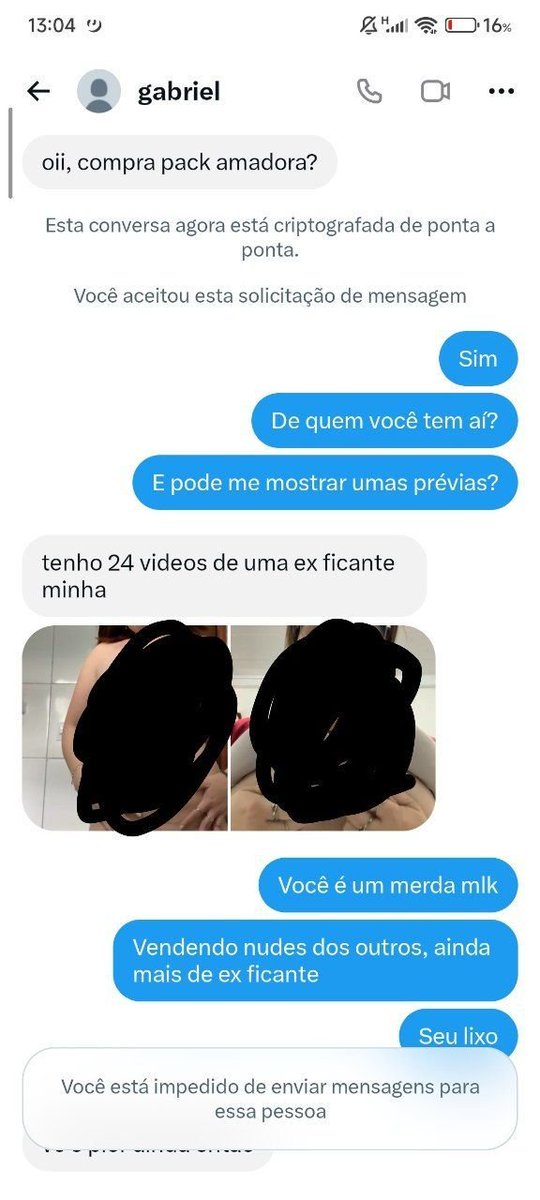 tiochikinho's tweet photo. 🚨DENUNCIA🚨.

Este indivíduo está tentando vender conteúdos de uma mulher. Não sabemos se é ex ficante dele ou se é de alguma vendedora. https://t.co/8rgDDCfJ2N