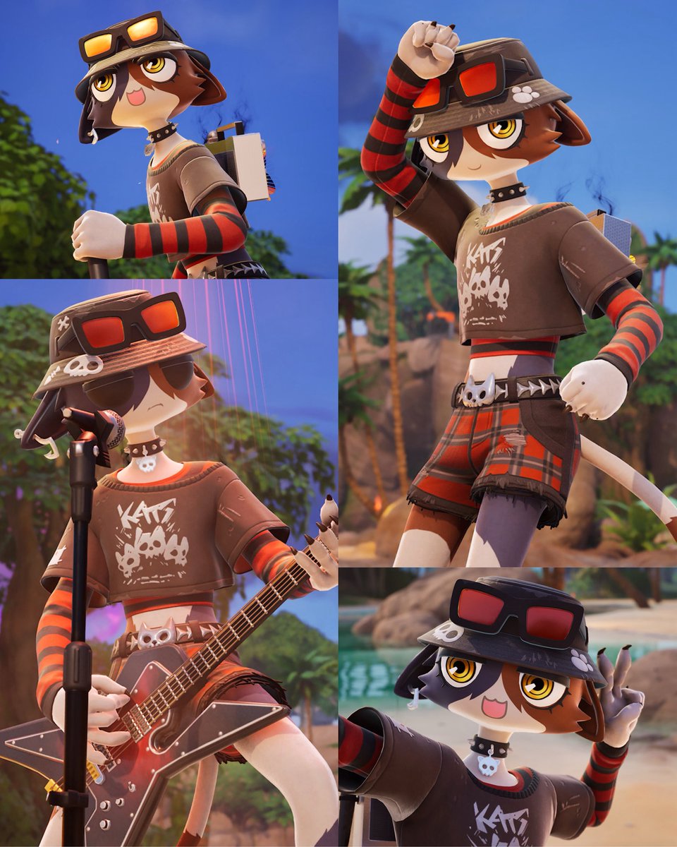 weirdfish364's tweet photo. Metalhead Meow Skulls ❤️🖤

#fortnite #fortography #fortniteoverride https://t.co/3q4xOCVwDt