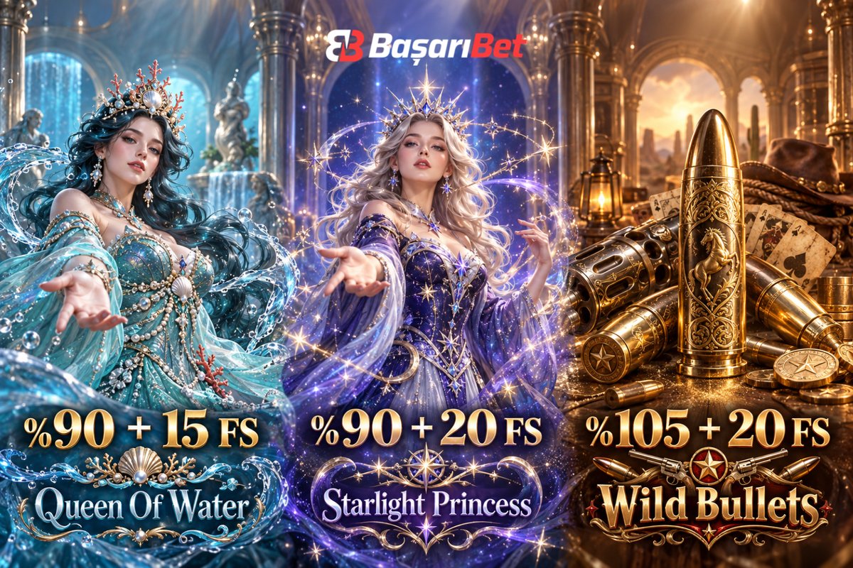 _BashariBet_'s tweet photo. Basari’de Queen Of Water: bütçeni koru, eğlen! 👑💧

Queen Of Water➡️https://t.co/8d6CUEtjh3
🎰%90 +  15FS
💶Min.dep:  380₺
Starlight Princess➡️https://t.co/FI8ye8LUf0
🎰%90 +  20FS
💶Min.dep: 380₺
Wild Bullets➡️https://t.co/VsXGZsarpI
🎰%105 +  20FS
💶Min.dep: 550₺
💶Maks.Bonus: 15000₺
🗓️Bonus 3 gün boyunca aktif