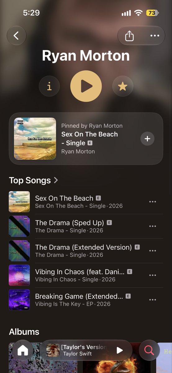 Ryanmortonnnn's tweet photo. Just found out you can finally pin your own songs on Apple Music so I pinned my latest single!! Also, summer has ended. Stream my song of the summer now!! 🏝️ https://t.co/gEWW9DnSyk