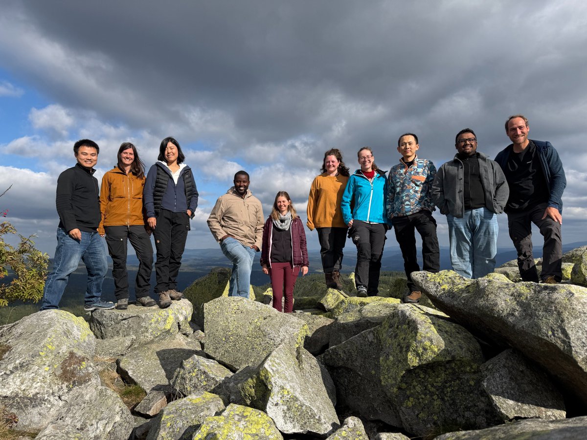shamikr's tweet photo. Three days in the Bavarian Forest National Park with our #EcoRes group - sharing ideas, exploring new directions, and enjoying some time together beyond the usual routine. 🌲🥾 https://t.co/U7UDTtasHJ