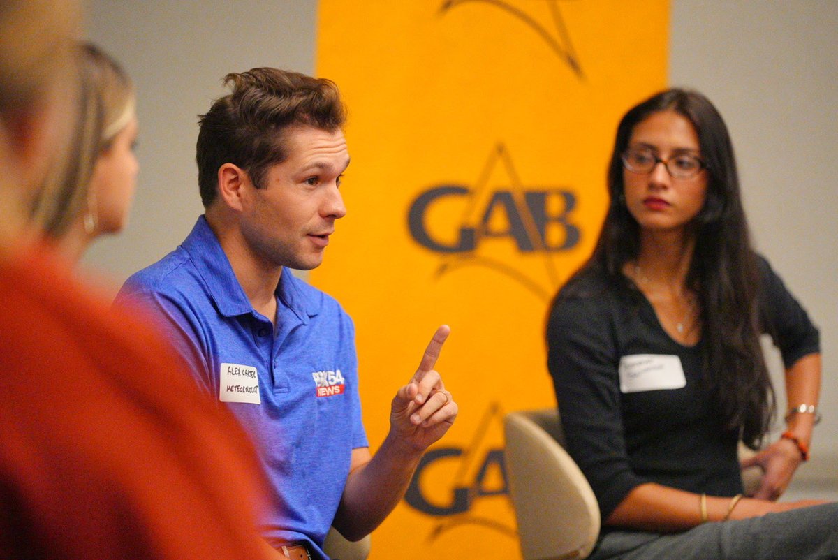 GABroadcasters's tweet photo. Another successful Future’s Summit in the books! 🤝

Thank you to all of our industry professionals who spent quality time with these students and aspiring broadcasters yesterday!

#GABCON2026 #GABroadcasters https://t.co/h6R2EHj9GD