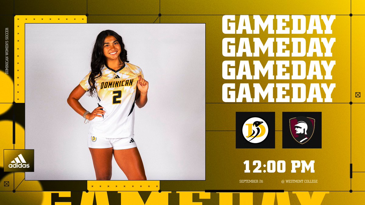 dominicansports's tweet photo. GAMEDAY on the road 🐧⚽️
The Penguins are down south and ready for a Saturday matchup against Westmont!
⏰ 12:00 PM
📍 Westmont College
#GoPenguins https://t.co/Qeejp0hZLB