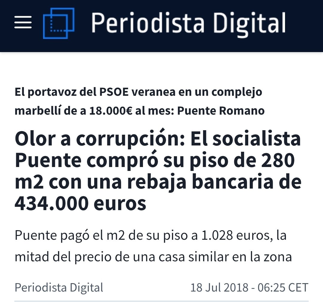 Azor1960's tweet photo. Hace unos años Oscar Puente compró un piso por 290.000 euros, cuando ese mismo piso salió a subasta por casi el triple. Nadie sabe por qué esa enorme rebaja bancaria

El piso en cuestión era producto de un EMBARGO del Banco

Ahora resulta que Oscar Puente es un fondo buitre
😂😂 https://t.co/WjwRcO5x3v