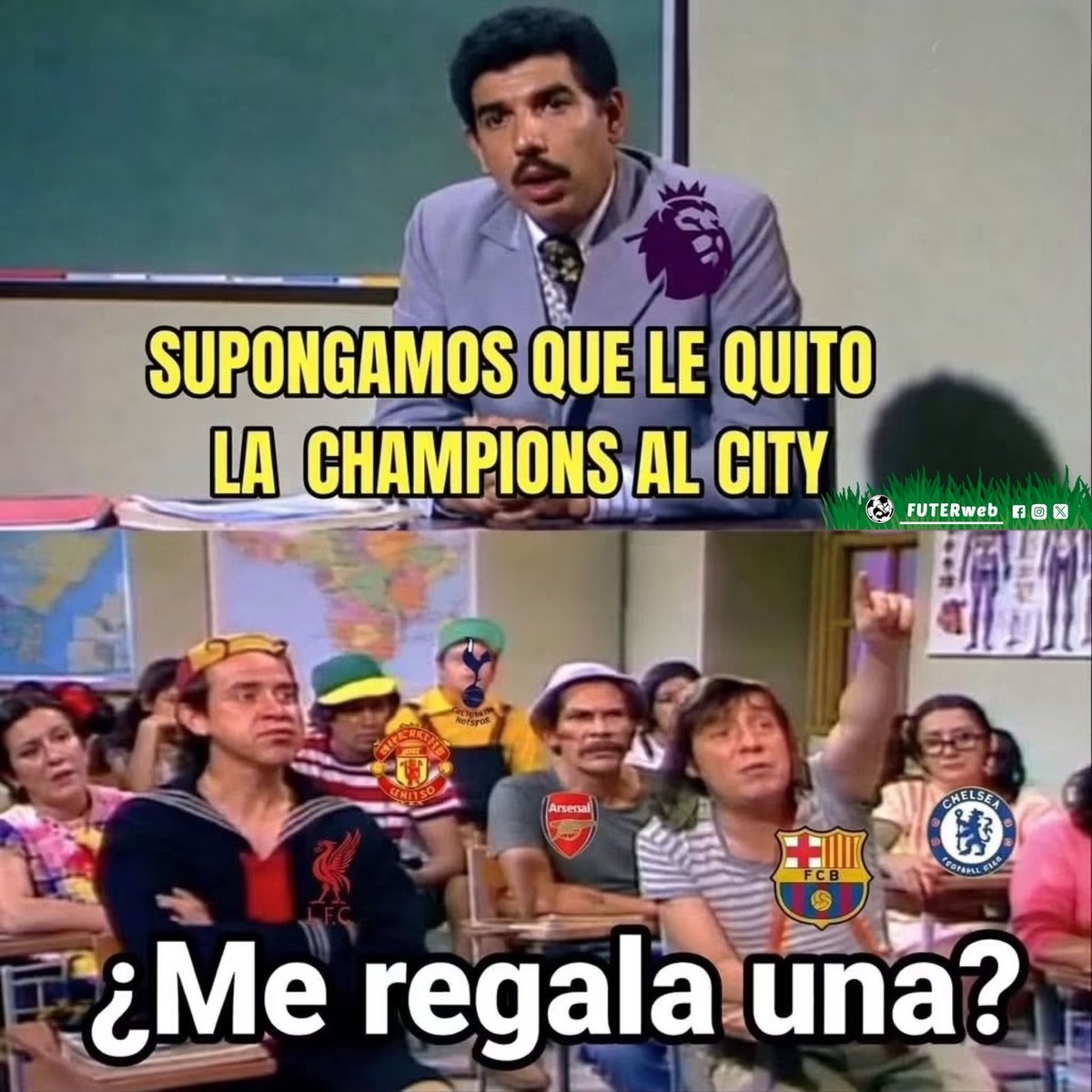 FUTERweb's tweet photo. Pobrecito Barca ya mismo cae también https://t.co/c3KEYcXJM6