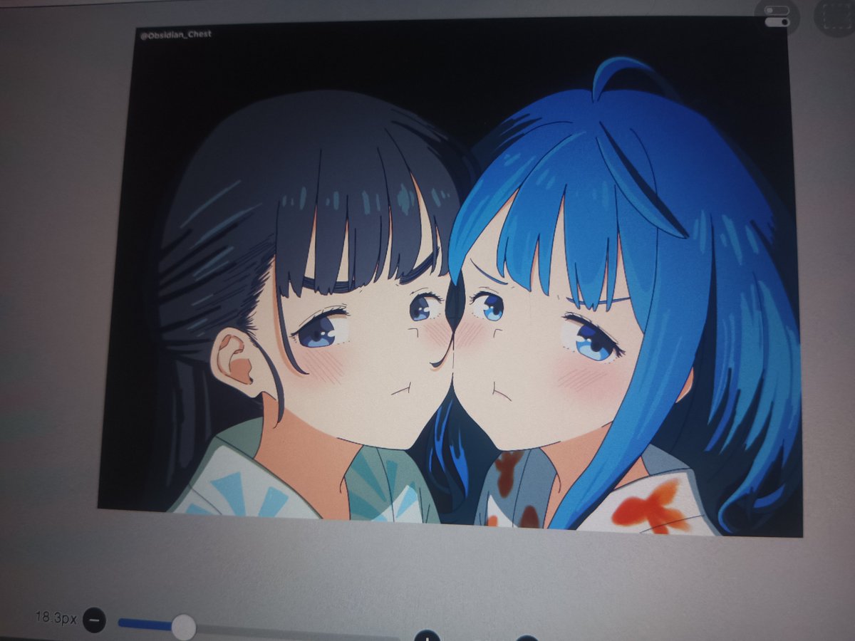 Obsidian_Chest's tweet photo. It's really been a while since I've drawn anything anime related. I'll make sure to make some more after midterms https://t.co/KDGkWUbRts