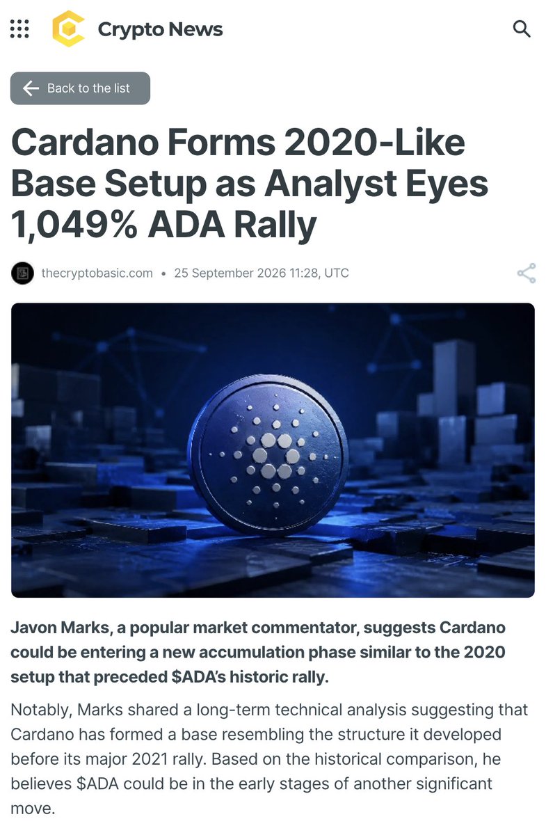 JavonTM1's tweet photo. It's starting...

cardano:native https://t.co/26kPPhMhmC