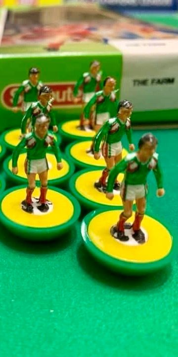 SubbuteoCollect's tweet photo. All Together Now
#Subbuteo #TheFarm #Retro #Nostalgia #Football https://t.co/8I9Z5J5d3q