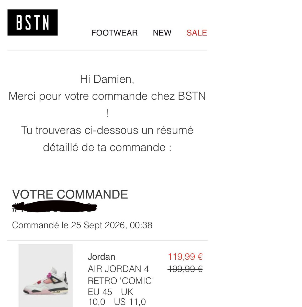 Dam71R's tweet photo. @uppersnkrs Les coquins ils l’ont réaugmenté😂😂 https://t.co/091huJGCXy
