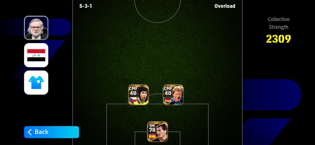 Roxe_1's tweet photo. Just when I thought nothing in eFootball could surprise me anymore… I came across the No. 1 ranked player’s formation in PvP 😂😂

Man is out here playing with only 3 players 💀

And the coach choice? That one finished me completely 😭😂

#eFootball  #イーフト https://t.co/FerR2IDXVQ