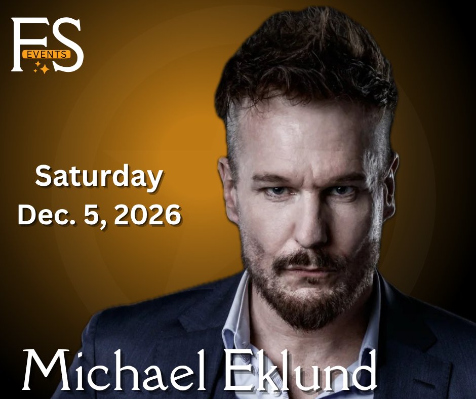 FanSparkEvents's tweet photo. Our next guest is @MichaelEklund, who's joining us for the first time!

Simply Solos and his Duo Fan Lounge with Tim are on sale tomorrow at noon EDT but you can see them now!
🎟️https://t.co/Ldwr1PE6ei

#WynonnaEarp #Earpers #E4L #BTP5 #fandom #FanSparkEvents https://t.co/CcYUfmEwsf