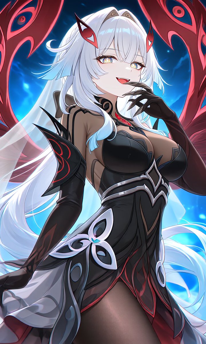 MMCeryWasHere's tweet photo. *apears from a portal*
Hi dear you like the new look?
I´m the new ruler of death... **giggles** so...
**i grab the chin of the viewer** be a good grunt... and obey... or they will be unfortunate consecuences **evil giggles** understood? https://t.co/30EDWPsNxp