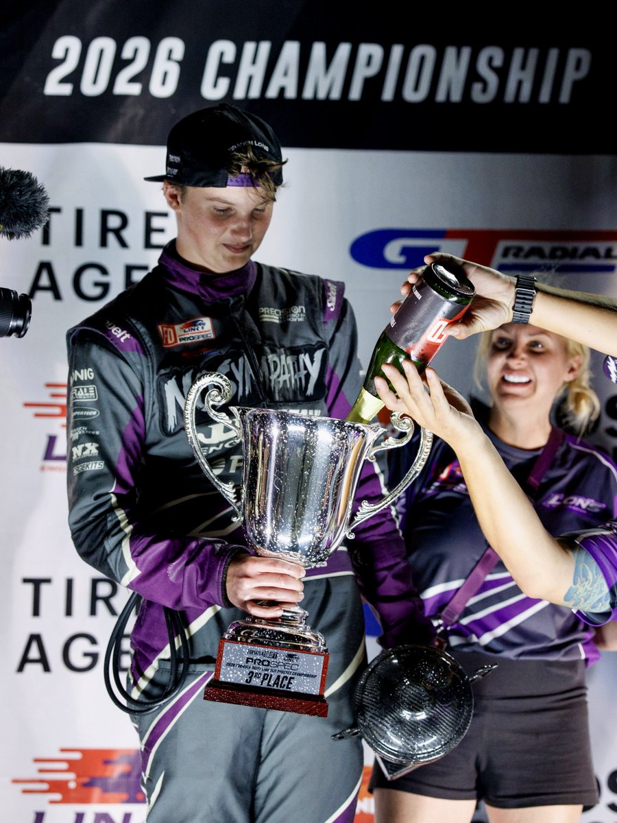 FormulaDrift's tweet photo. The house doesn't always win. Braden Lons does. ๐
The 16-year-old rookie took his first PROSPEC event win in Las Vegas last night. ๐
#FormulaD #FormulaDRIFT #FDLV https://t.co/1jpavmNEK8