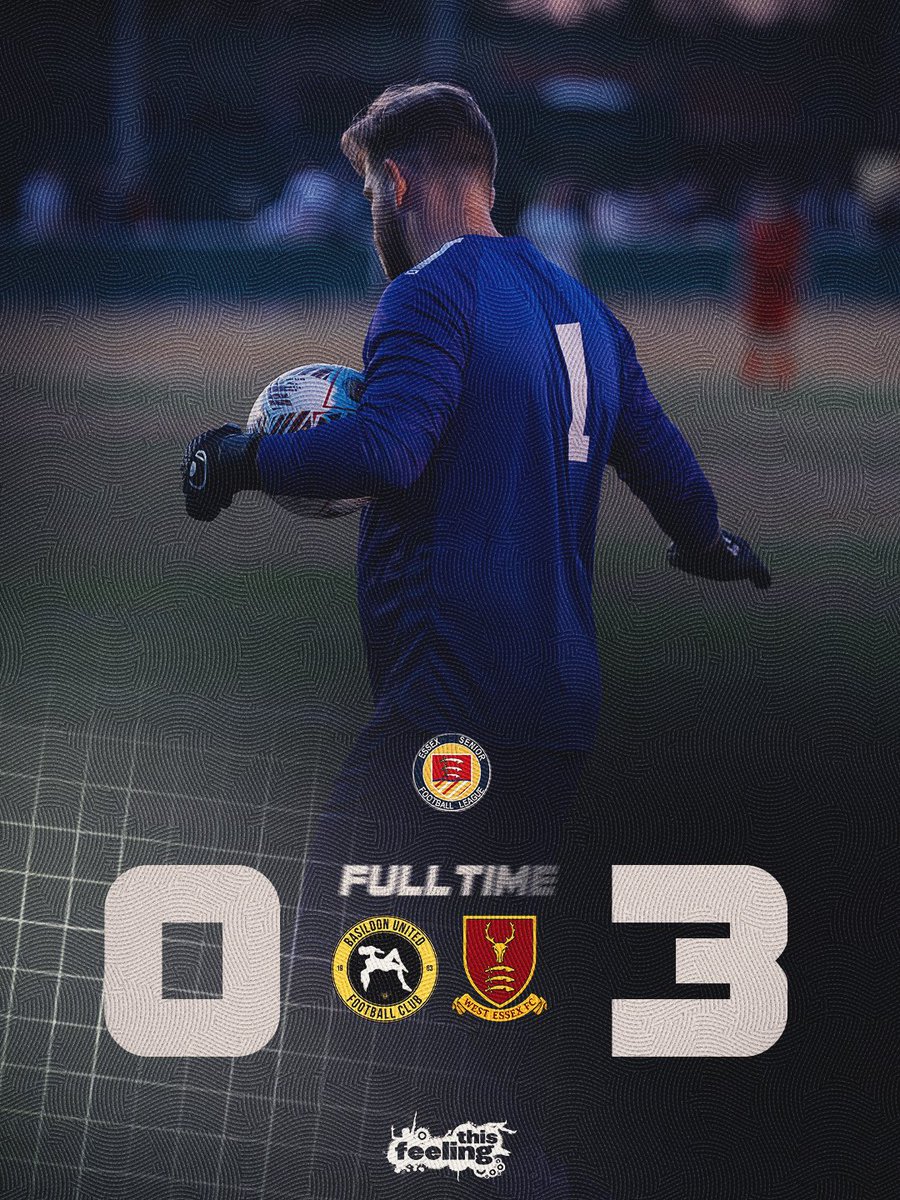 westessexfc's tweet photo. FULL-TIME | THREE POINTS! 💛❤️

A huge result on the road! Three goals, a clean sheet and all three points against Basildon United. 👊

Basildon United 0–3 West Essex

📸 @ethanvisualsz

#ESL #UpTheWest https://t.co/hRjym7vJ29