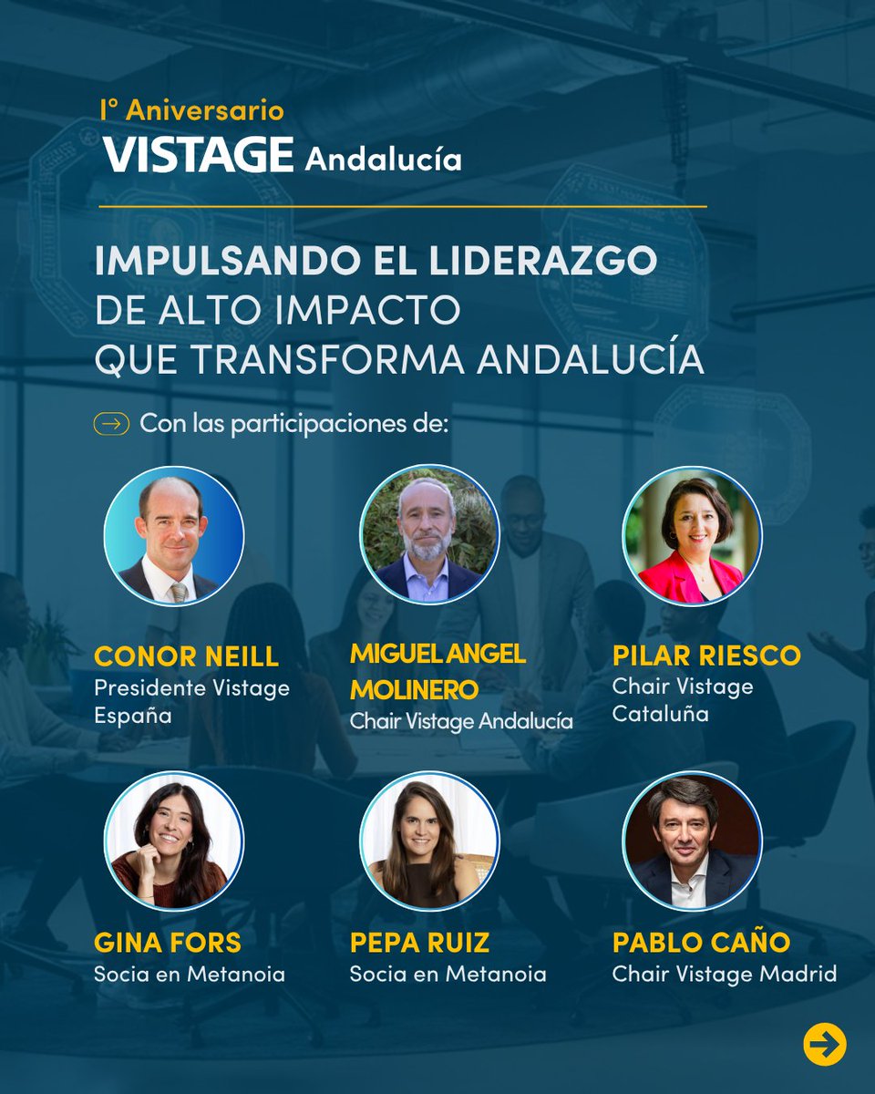 MMolineroE's tweet photo. ¿Con quién contrastas tus opiniones como CEO o empresario? ¿Quién te reta para avanzar? El 6 de noviembre podrás experimentar como ayuda @vistage_es a la alta dirección. Plazas limitadas. Imprescindible inscripción https://t.co/1clxU1Cu8u