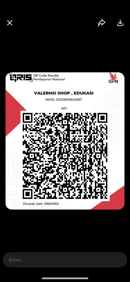 ykligkuy's tweet photo. INFO AJA SCAM QR VALERMO https://t.co/kXoaZijM2y