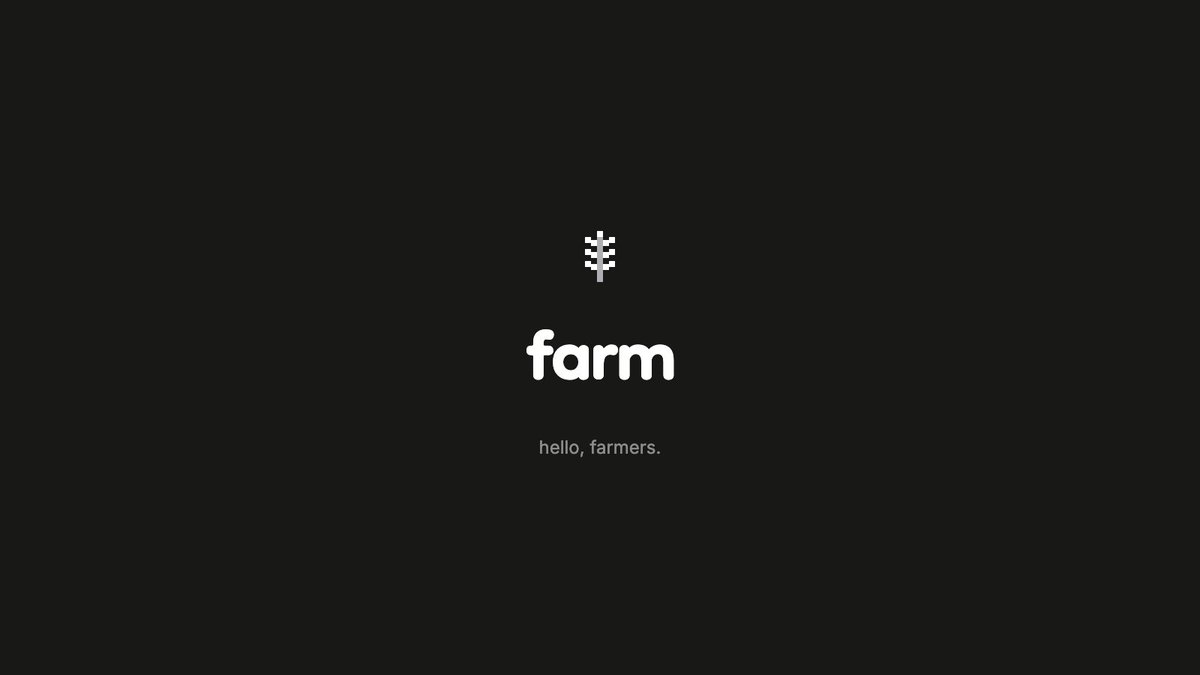 LaunchOnFarm's tweet photo. hello. https://t.co/QRspg1wXWz