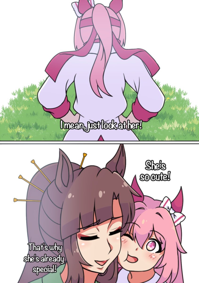 Nefereeta's tweet photo. 14文字の伝言
#ウマ娘 #umamusume https://t.co/aKhxPMKiFb