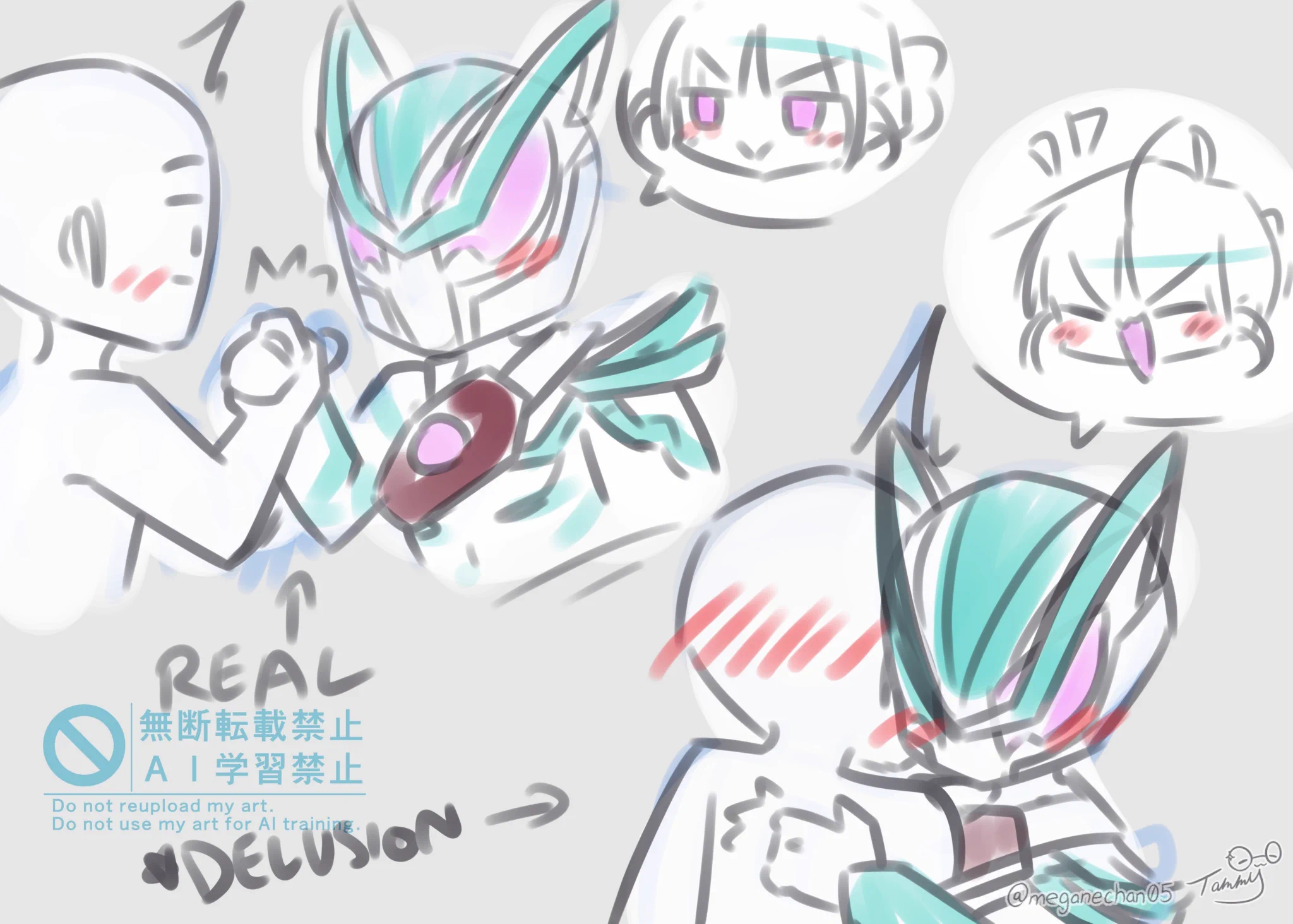 Tammy's Doodles (@ANJ++) on X: "I do wonder what led to such handshake ...