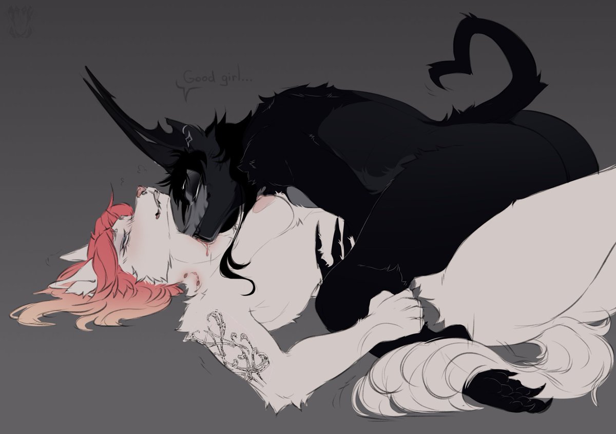 6De6ViL's tweet photo. Simple sketch for @/Bbaally 

I love obedient puppies 🖤 https://t.co/aJXWcumffP