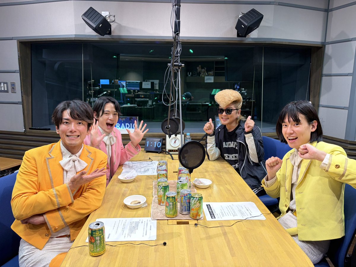 monaki_official's tweet photo. #TBSラジオ
#俺達には土曜日しかない

出演させていただきました✨
#綾小路翔 さん、お聴きくださった皆さま
ありがとうございました！

radiko📻
https://t.co/Bft3FB8zV3

#モナキ は #氣志團万博2026 にも出演させていただきます！
精一杯パフォーマンスさせていただきますので、よろしくお願い致します❤️‍🔥

HP最終先行受付中《9/30(水)23:59まで》
🔗https://t.co/Vm4R3VgzSG

@ShowAyanocozey 
@ore_tbsr