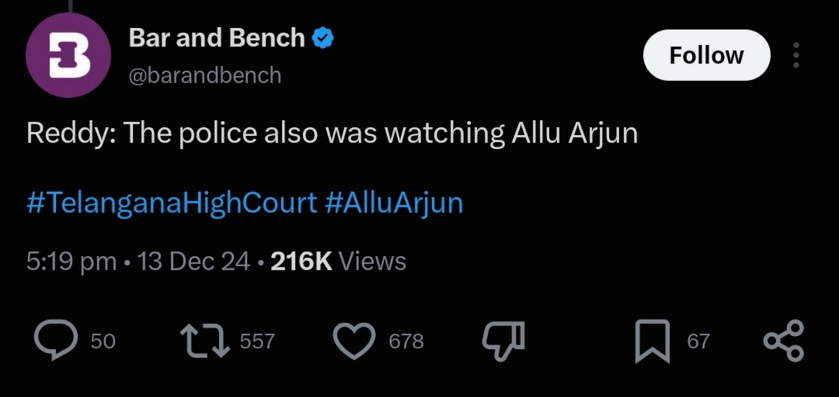 BunnyNikhil214's tweet photo. It's true andhulo thappu em vundhi
Everyone's favourite @AlluArjun ❤️ https://t.co/w4xhNexSsd
