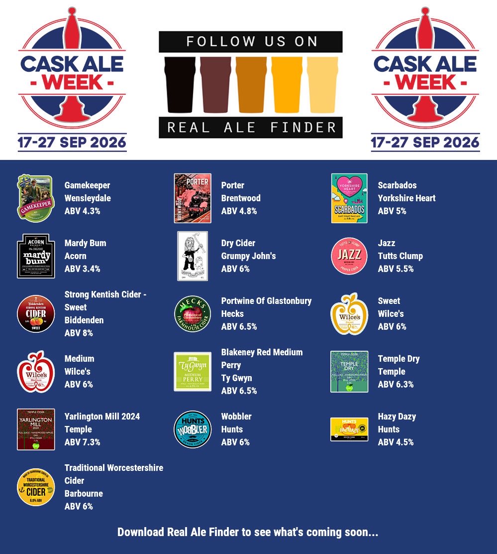 tonyatthehop's tweet photo. On the bar today!
Beer Board: https://t.co/smHAfhN5ji
#CaskAleWeek @caskaleweek @Wensleydale_Ale @BrentwoodBrewCo @Yorkshire_Heart @AcornBrewery @Grumpyjohncider @tuttsclumpcider @BiddendenVine @HecksCider @WilcesCider @ty_gwyn @CiderTemple @Huntscider #BarbourneCider @HullCAMRA https://t.co/tZzZsbRd43