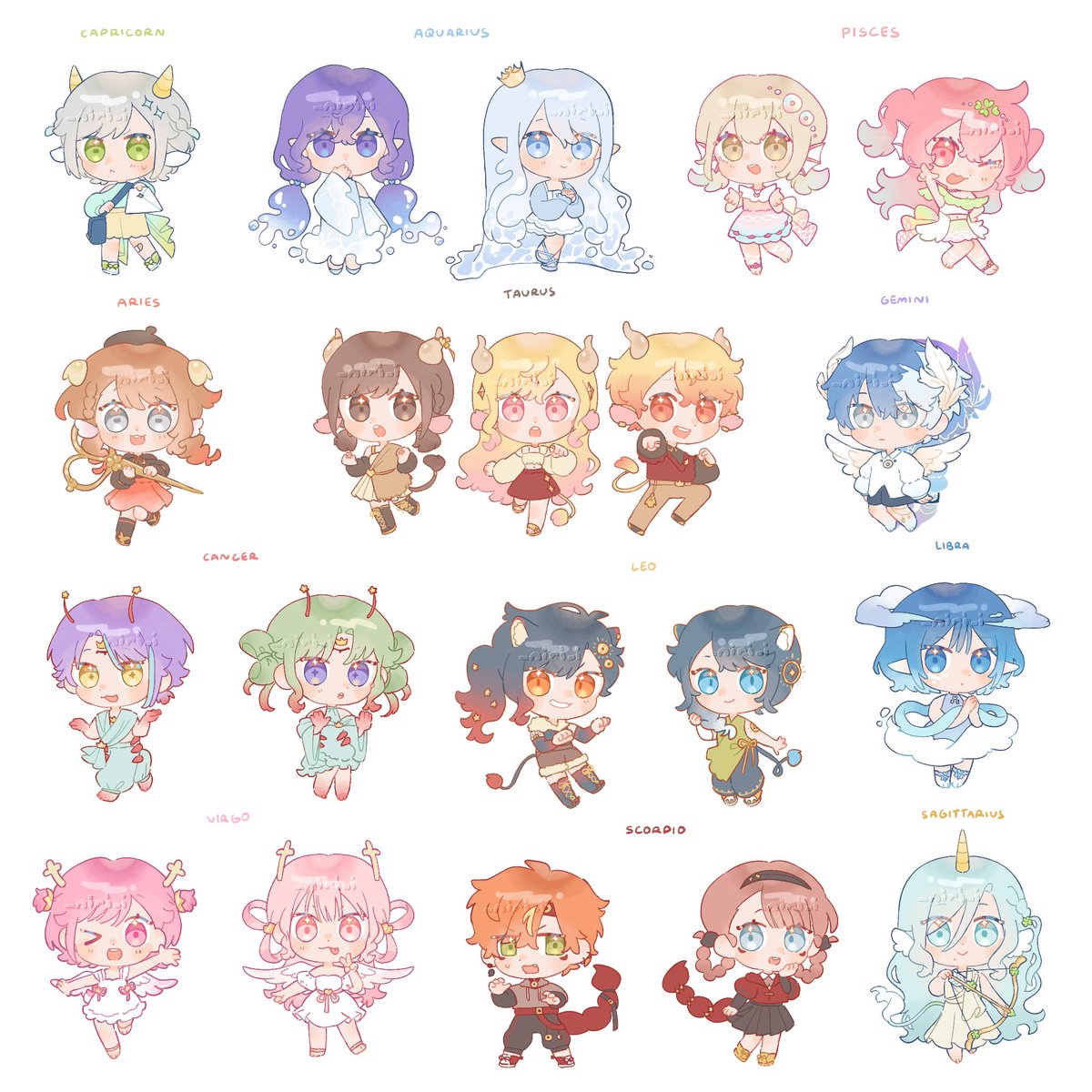 _niri_i's tweet photo. pjsk characters as their zodiacs!!! who did you get and who is your fav👀👀 https://t.co/WhyiCtZDqb