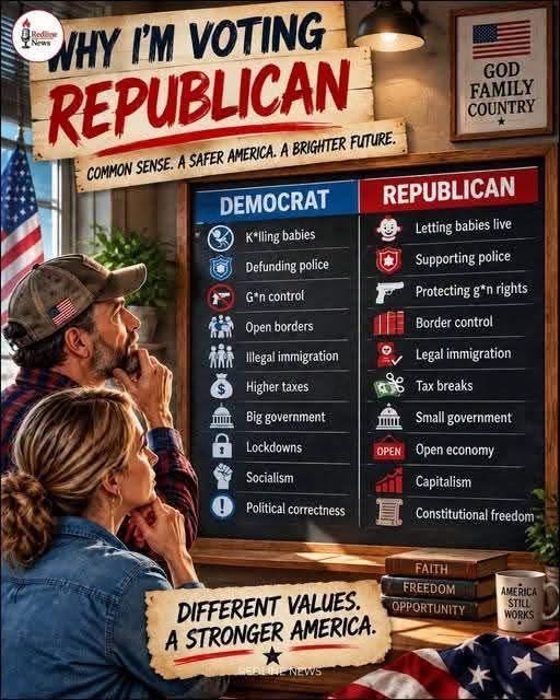 PascalNajay07's tweet photo. Why vote Republican? Nuff Said! https://t.co/MdaLkEAybx