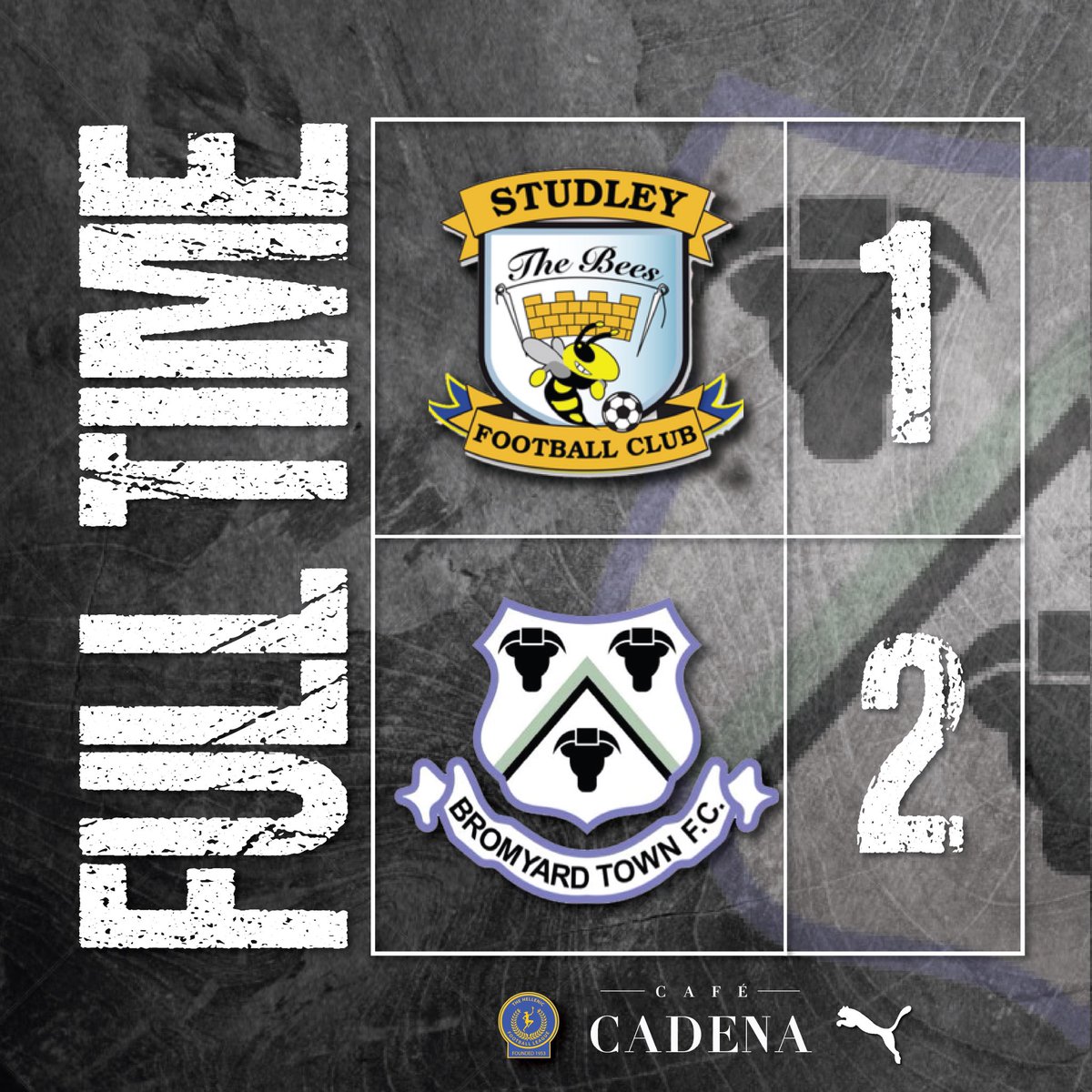 BromyardTownFC's tweet photo. FT Studley 1-2 Bromyard Town

Another 3 points for the yard! 10 points from 12 as we make it 4 games unbeaten and move up to 8th💪

Goals
Griffiths-Perry ⚽️⚽️

Assists
Higgins 🅰️
Judge 🅰️

MOTM - Humphries 

Up the Yard💙 https://t.co/MeHRi1oean