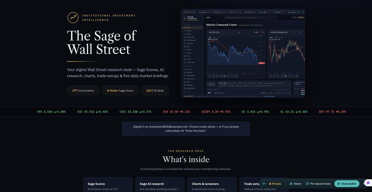 TheSageInspired's tweet photo. @EinsteinoWallSt Share this post 🔁 with Family &amp; Friends
 
The Sage Of Wall Street
https://t.co/4hVMsykrRd 👈🏽
 
This is an elite institutional research analyst that fits in your pocket! #Investment #Algorithmic #Quantum #Trading &amp; Analytics firms envy the superlative results #TheSageOfWallStreet https://t.co/KQ0YoQ3P6y